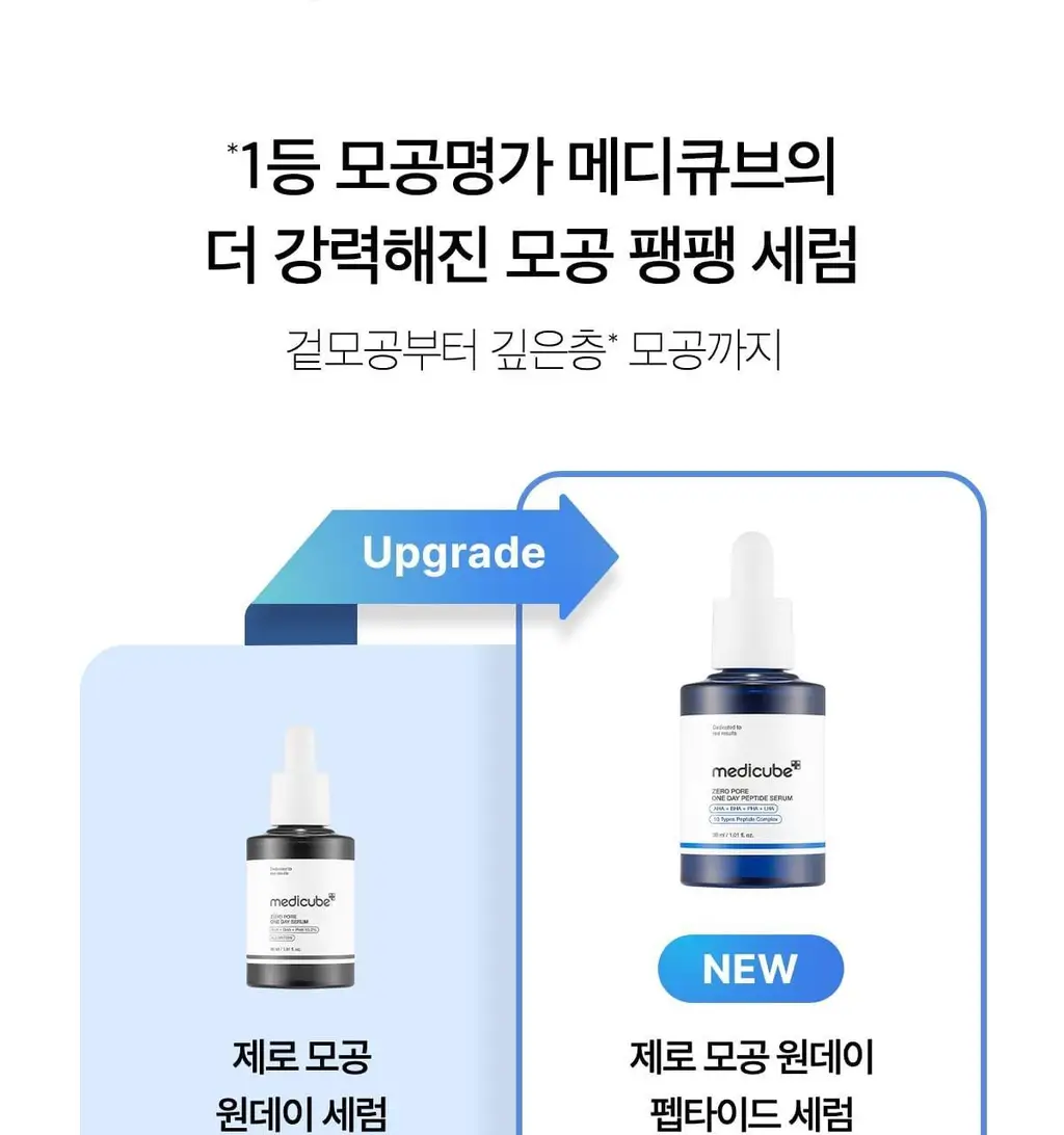 [100% 리뷰이벤트/NEW] 메디큐브 제로 모공 원데이 펩타이드 세럼 30ml 상세페이지 7